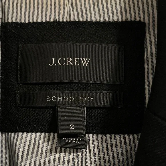 J. Crew Black Schoolboy Blazer with Gold Buttons - Picture 2 of 5